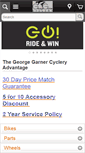Mobile Screenshot of georgegarnercyclery.com